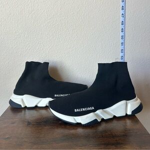Balenciaga Black and White Sneakers